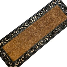 Plain Coir Patio Outdoor Rubber Door Mat