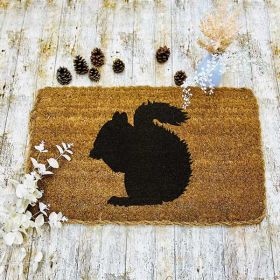 Squirrel Coir Door Mat