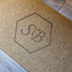 Personalised Synthetic Monogram Door Mat