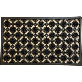 Dotty Rectangular Outdoor Rubber Door Mat