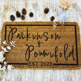 Established Personalised Door Mat