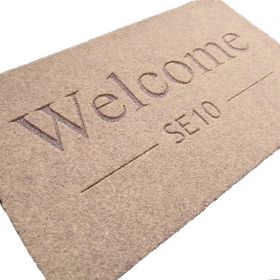 Postcode Welcome Door Mat