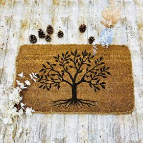 Tree of Life Coir Door Mat