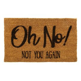 Oh No Not You Again Door Mat