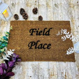 Luxury Modern Edge Personalised Door Mat