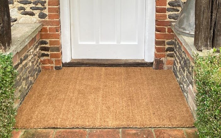 Traditional Coir Doormat made to the exact size and shape you need