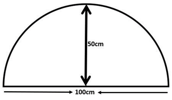 Semi-circle design
